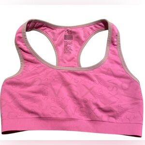 Victoria’s Secret VSX Supermodel Sports Bra Medium Pink